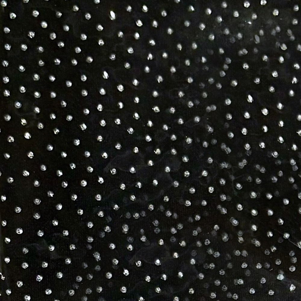 Sparkling Black Rhinestone Leggings - Picture 4 of 12